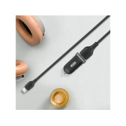 XO Autonabíjačka CC18 čierna 2USB 2,1A