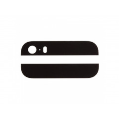 Horné a dolné sklo - okolo objektívu a pod krytom batérie iPhone 5s čierne