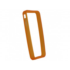 GUMENÝ RÁMIK iPHONE 4G, 4S ORANŽOVY