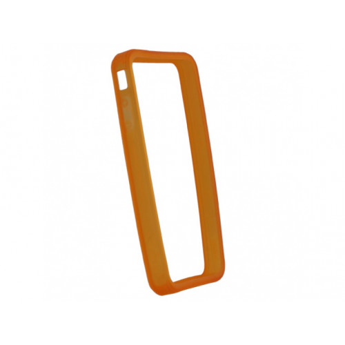 GUMENÝ RÁMIK iPHONE 4G, 4S ORANŽOVY GUMENÝ RÁMIK iPHONE 4G, 4S ORANŽOVY