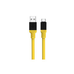 Tactical Fat Man Cable USB-A/USB-C 1m Žltý