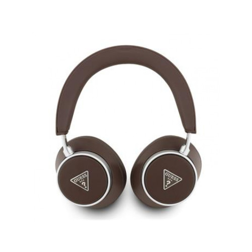 Guess PU Saffiano Triangle Logo ENC Bezdrátová Sluchátka Brown Guess PU Saffiano Triangle Logo ENC Bezdrátová Sluchátka Brown