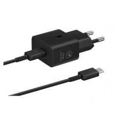 EP-T2510EBE + EP-DN980BBE Samsung USB-C 25W Cestovní nabíječka + USB-C Datový Kabel čierny