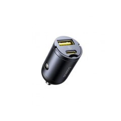 Baseus Tiny Star Mini Nabíječka do Auta USB-A/USB-C 30W Cosmic čierny