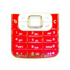 KLÁVESNICA NOKIA 6120c ČERVENA NEORIGINÁL