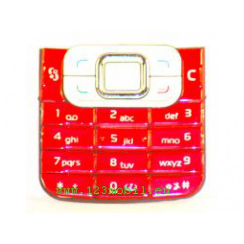 KLÁVESNICA NOKIA 6120c ČERVENA NEORIGINÁL KLÁVESNICA NOKIA 6120c ČERVENA NEORIGINÁL