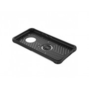 TPU Hybridné púzdro so stojančekom pre Motorola Moto G5 Plus (2017) strieborné