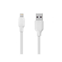 Obal:Me Simple USB-A/Lightning Kabel 1m biely