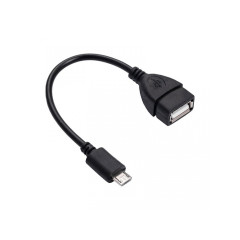 Adapter AK-AD-09 +kábel micro USB B (m) / USB A (f) OTG 15cm