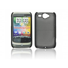 PUZDRO HTC WILDFIRE S PLASTOVÉ GRID čierne