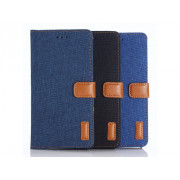 Púzdro Wallet book HTC X2 - tmavo modrá