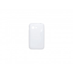 PUZDRO SAMSUNG S5222 SILICON BIELE VZOR S
