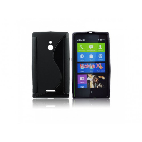 Púzdro silicon S-line - NOKIA XL čierne Púzdro silicon S-line - NOKIA XL čierne