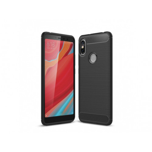 Carbon TPU púzdro pre Xiaomi Redmi S2, Y2 čierne Carbon TPU púzdro pre Xiaomi Redmi S2, Y2 čierne