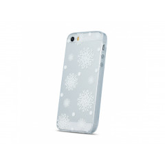 Snehová vločka Silikónový Kryt iPhone 5/5s