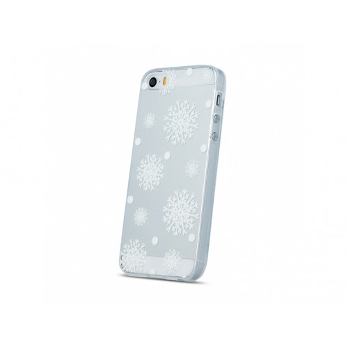 Snehová vločka Silikónový Kryt iPhone 5/5s