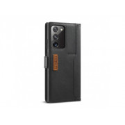 LC.IMEEKE Retro Styl Knižkový Obal Samsung Galaxy Note 20,Note 20 5G čierny