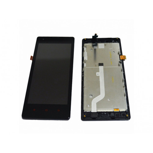 LCD Displej + Dotykové sklo pre Xiaomi Redmi/Redmi 1S s rámom oem čierny