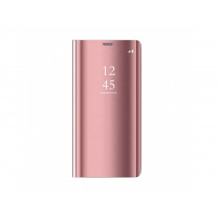 Smart Clear View Knižkový obal Samsung A11 ružový