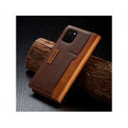 LC.IMEEKE Retro Style Knižkový Obal iPhone 11 Pro 5.8 inch hnedý