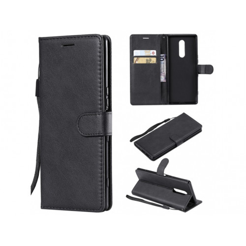 Stand Wallet Knižkový Obal Sony Xperia 20 čierny