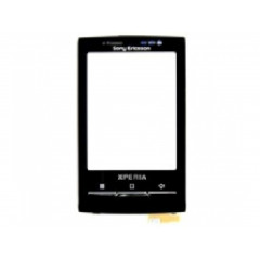 Sklo SonyEricsson X10mini Pro + Predný Kryt s dotykom čierny