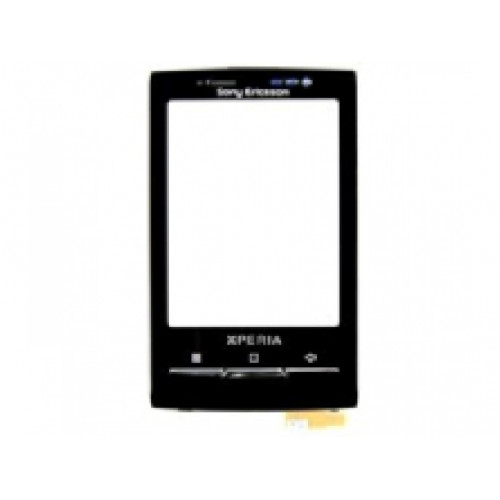 Sklo SonyEricsson X10mini Pro + Predný Kryt s dotykom čierny Sklo SonyEricsson X10mini Pro + Predný Kryt s dotykom čierny