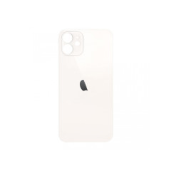 Kryt batérie iPhone 12 s väčším otvorom na sklíčko kamery biely