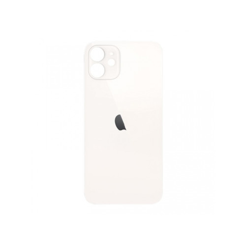 Kryt batérie iPhone 12 s väčším otvorom na sklíčko kamery biely