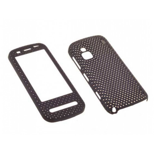 PUZDRO NOKIA C6 PLASTOVÉ GRID čierne