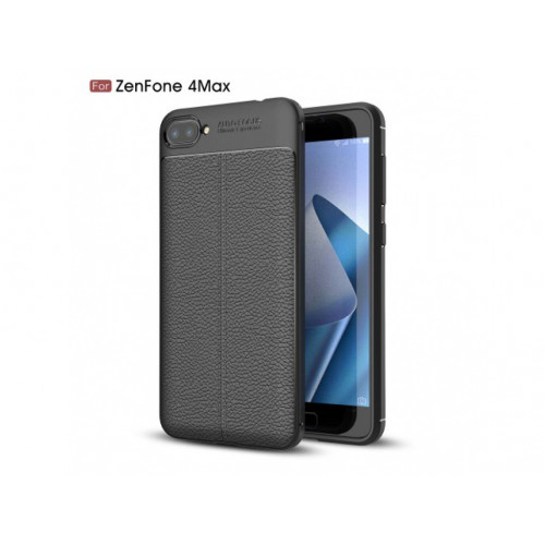 TPU Litchi Silikónový Kryt Asus Zenfone 4 Max, 4 Max Pro, 4 Max Plus LZC554K čierny TPU Litchi Silikónový Kryt Asus Zenfone 4 Max, 4 Max Pro, 4 Max Plus LZC554K čierny