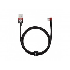 Baseus Nabíjací kábel MVP 2 Elbow USB - USB-C 1,0 m 100W čierno červený