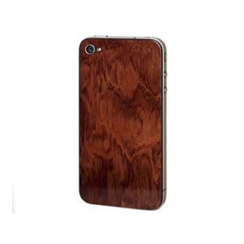FÓLIA iPHONE 4 CROCFOLART STICKER WOOD BUBINGA
