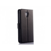 Púzdro Litchi book Meizu M2 Note čierne