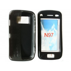 PUZDRO NOKIA N97 SILICON ČIERNE