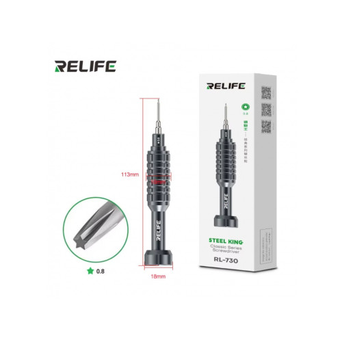 RELIFE RL-730 Steel Cannon King Classic Series Skrutkovač 0,8 RELIFE RL-730 Steel Cannon King Classic Series Skrutkovač 0,8