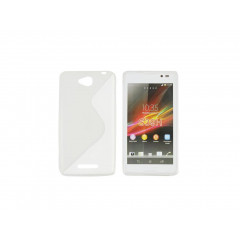 PUZDRO SONY Xperia C  C2305 SILIKON VZOR S TRANSPARENT