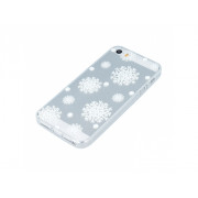Snehová vločka Silikónový Kryt iPhone 5/5s