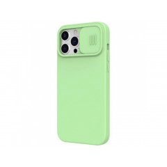 Nillkin CamShield Silky Magnetic Silikonový Kryt pre iPhone 13 Pro Max Mint Green