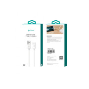 Devia Smart Kábel USB - USB-C 1,0 m 2,1A white
