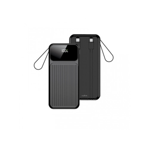 Maxlife power bank + kábel MXPB-06 PD QC 22,5W 10 000mAh čierna