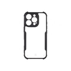 Tactical Quantum Stealth Kryt pre Apple iPhone 16 Pro Clear/čierny