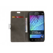 Púzdro book Samsung Galaxy J3 Emerge, J3 Prime biele