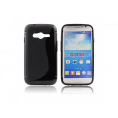 S-line Silikónový kryt SAMSUNG G313H Galaxy Ace NXT čierne