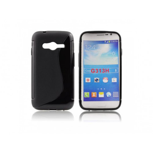 S-line Silikónový kryt SAMSUNG G313H Galaxy Ace NXT čierne