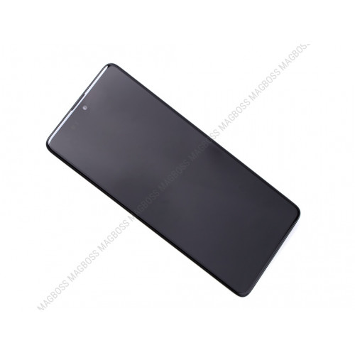 LCD display + Dotyk + Rám Samsung galaxy A71 čierny LCD display + Dotyk + Rám Samsung galaxy A71 čierny