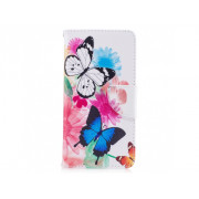 Púzdro Wallet book ZTE Blade A520 motýľ a kvety