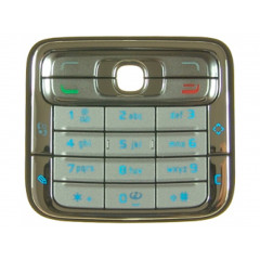 KLÁVESNICA NOKIA N73 STRIEBORNA NEORIGINÁL