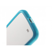 Bumper Clear pre Samsung i9500 S4 light modrý