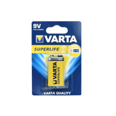 VARTA zinc battery 9V Superlife 1 pcs